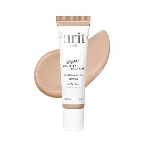 Purito Seoul Cica Clearing BB Cream #21 Light Beige 30 ml BB-крем для чутливої шкіри з центелою #21 світлий беж 1436 фото