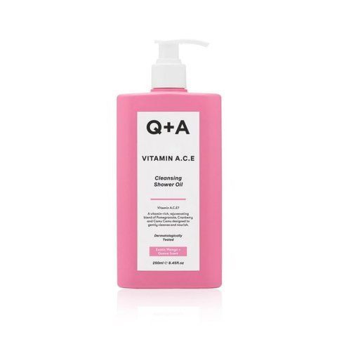 Вітамінізована олія для душу Q+A Vitamin A.C.E Cleansing Shower Oil 250ml 13751 фото