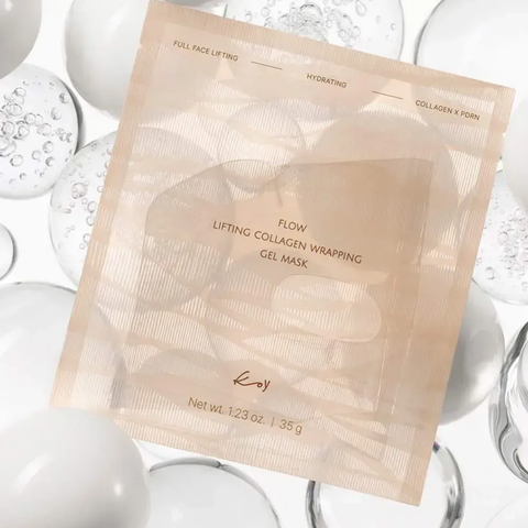 Гідрогелева маска-бандаж з ефектом ліфтингу KOY Flow Lifting Collagen Wrapping Gel Mask 5499930 фото