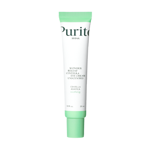 Крем для повік з центеллою та пептидами без ефірних олій Purito Seoul Wonder Releaf Centella Eye Cream Unscented 30 ml 11163 фото