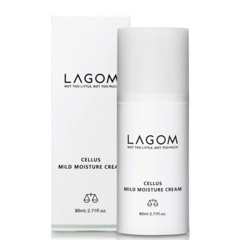 Відновлюючий крем на ламелярній емульсії Lagom CELLUS MILD MOISTURE CREAM , 80 мл 1274882006 фото
