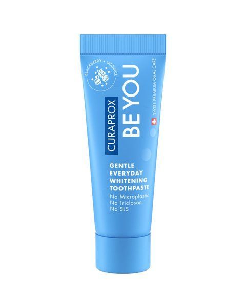 CURAPROX Be You Blue - 60ml Відбілююча зубна паста блакитного кольору, 60 мл., RDA - 50 Смак: Лохина & Лакриця 1512 фото