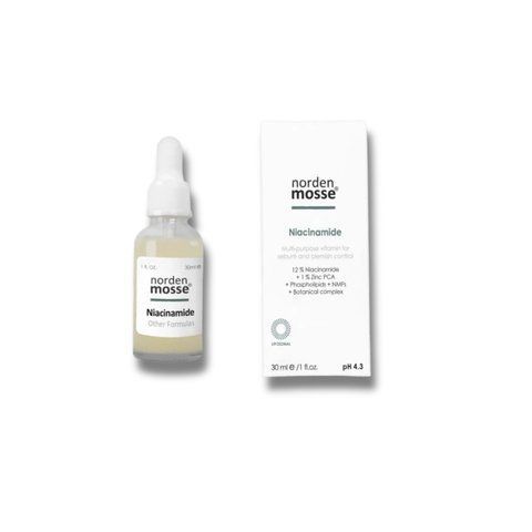 Себорегулююча сироватка з 12% ніацинаміду та 1% цинку PCA Norden Mosse Niacinamide, 30 мл 12338004 фото