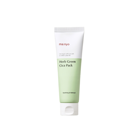 Маска глиняна заспокійлива із зеленим чаєм Manyo Herb Green Cica Pack 75 ml 1181 фото