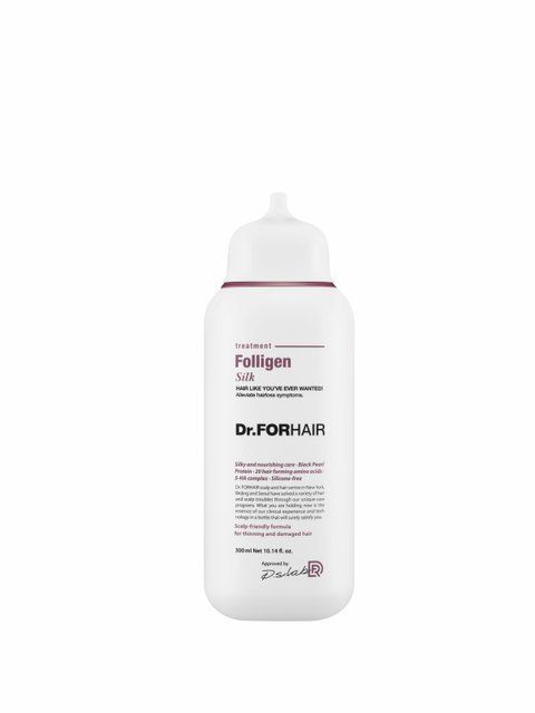 Відновлююча маска - кондиціонер для пошкодженого волосся Dr.FORHAIR Folligen Silk Treatment 12842 фото