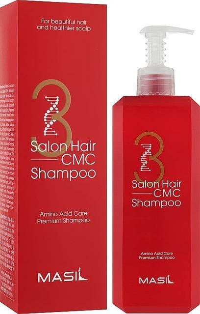 Професійний зміцнюючий шампунь Masil 3 Salon Hair CMC Shampoo 500ml 12276 фото