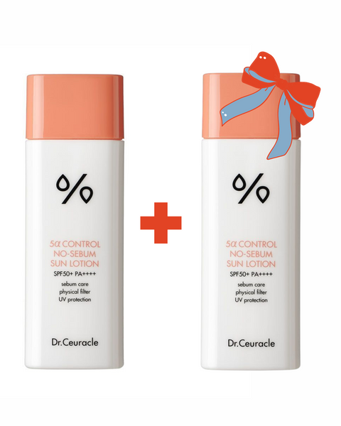 1=2 Себорегулюючий сонцезахисний лосьйон 5-альфа контроль SPF 50+ Dr.Ceuracle 5&alpha; Control No Sebum Sun Lotion 11160 фото